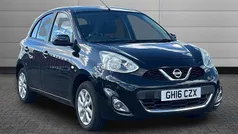 Sapphire black Used 2016 Nissan Micra Acenta Hatchback | £8,490 (Fair price)