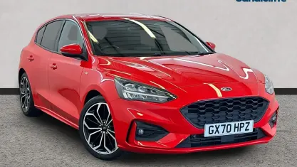 Used Ford Focus ST-Line X 155 HP (114 kW) 2021 Red Hatchback