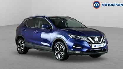 Begagnad Nissan Qashqai N-Connecta 158 HK (116 kW) 2021 Blå SUV