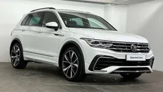 White Used 2021 VW Tiguan R-line SUV | £27,295 (Fair price)