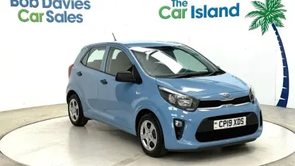 Second-hand Kia Picanto 67 CP (49 kW) 2019 Albastru Hatchback