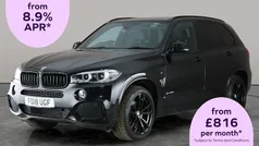 Black Used 2018 BMW X5 M Sport SUV | £27,649 (Fair price)