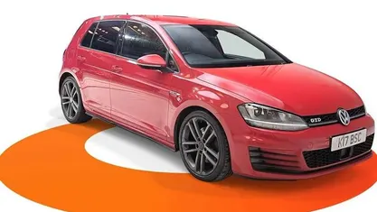 Used VW Golf VII GTD 184 HP (135 kW) 2015 Red Hatchback