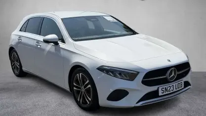 Used Mercedes A180 136 HP (100 kW) 2023 White Hatchback