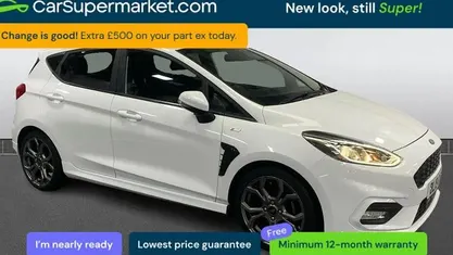 Used Ford Fiesta ST-Line 125 HP (91 kW) 2019 White Hatchback