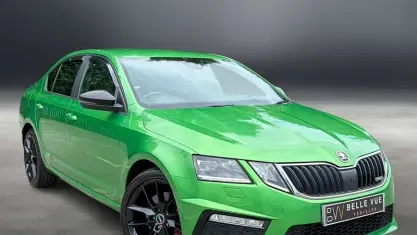 Used Skoda Octavia vRS 184 HP (135 kW) 2017 Green Hatchback