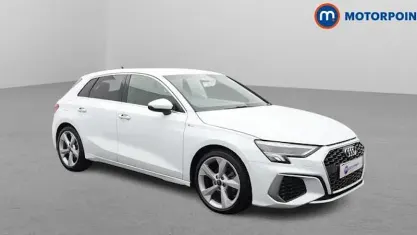 Used Audi A3 Sportback S-Line 110 HP (80 kW) 2023 White Hatchback