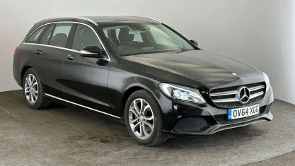 Used Mercedes C200 184 HP (135 kW) 2015 Black Estate