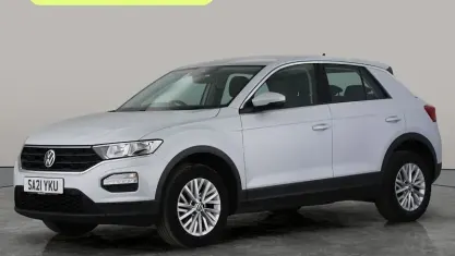 Usado VW T-Roc S 110 CV (80 kW) 2021 Plateado SUV