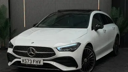Used Mercedes CLA200 AMG line 163 HP (119 kW) 2022 White Coupe