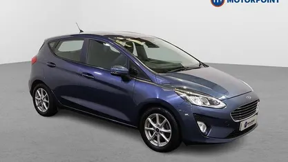 Used Ford Fiesta Zetec 101 HP (74 kW) 2018 Blue Hatchback