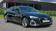 Black Used 2022 Audi A5 Sportback S-Line Hatchback | £23,597 (Fair price)