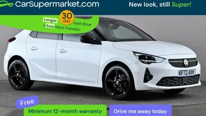 Begagnad Vauxhall Corsa Ultimate 131 HK (96 kW) 2023 Vit Halvkombi