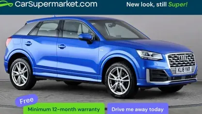 Usado Audi Q2 S-Line 116 CV (85 kW) 2018 Azul SUV
