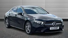 Cosmos black Used 2021 Mercedes A220 AMG line Sedan | £20,333 (Fair price)