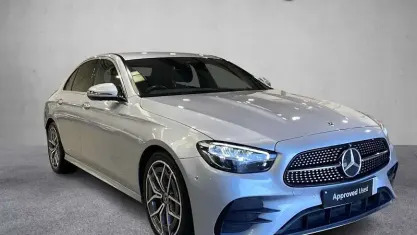 Used Mercedes E200 AMG line 200 HP (147 kW) 2023 Silver Sedan