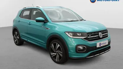 Used VW T-Cross R-line 116 HP (85 kW) 2019 Turquoise SUV