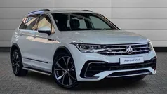 Pure white Used 2021 VW Tiguan R-line SUV | £25,395 (Fair price)