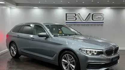 Used BMW 520 Comfort Edition 190 HP (139 kW) 2018 Blue Estate