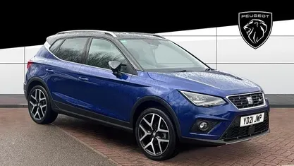 Blue Used 2021 Seat Arona FR Sport SUV | £15,651 (Fair price)