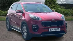 Red Used 2017 Kia Sportage GT-Line SUV | £12,295 (Fair price)