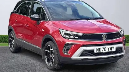 Used Vauxhall Crossland Ultimate 131 HP (96 kW) 2021 Red SUV