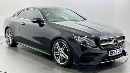 Black Used 2018 Mercedes E220 AMG line Coupe | £18,365 (Good price)