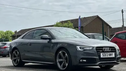 Used Audi A5 Black Edition 245 HP (180 kW) 2013 Grey Coupe