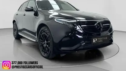Used Mercedes EQC400 AMG line 300 kW (408 HP) 2023 Black SUV