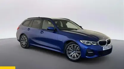 Used BMW 330e M Sport 292 HP (214 kW) 2022 Blue Estate