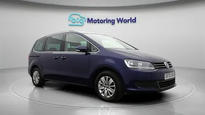 Used VW Sharan SE 150 HP (110 kW) 2020 Blue MPV