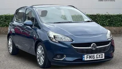 Used Vauxhall Corsa 90 HP (66 kW) 2016 Blue Hatchback