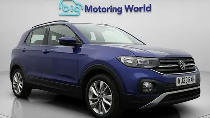 Used VW T-Cross SE 95 HP (69 kW) 2023 Blue SUV