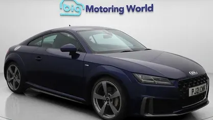 Used Audi TT S-Line 245 HP (180 kW) 2021 Blue Coupe