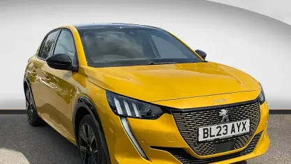 Used Peugeot e-208 GTi 100 kW (136 HP) 2023 Yellow Hatchback
