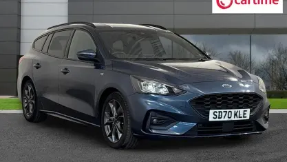 Used Ford Focus ST-Line 120 HP (88 kW) 2020 Blue Estate
