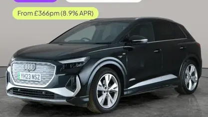 Used Audi Q4 e-tron S-Line 125 kW (170 HP) 2022 Black SUV