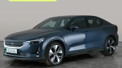 Begagnad Polestar 2 Long Range Single Motor 169 kW (231 HK) 2022 Blå Halvkombi