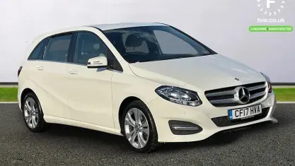 Used Mercedes B200 136 HP (100 kW) 2017 White Hatchback