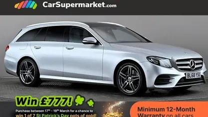 Used Mercedes E200 AMG Line Premium 184 HP (135 kW) 2018 Silver Estate