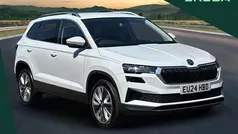 Moon white metallic Used 2024 Skoda Karoq SE L SUV | £25,695 (Fair price)