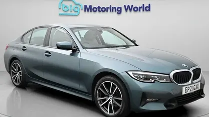 Used BMW 318 Sport Line 156 HP (114 kW) 2021 Blue Sedan