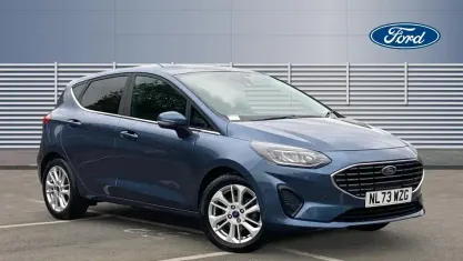 Used Ford Fiesta Titanium 101 HP (74 kW) 2022 Blue Hatchback