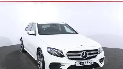 Used Mercedes E220 AMG line 194 HP (142 kW) 2017 White Sedan