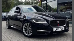 Black Used 2018 Jaguar XF R-Sport Sedan | £13,990 (Fair price)