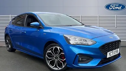 Blue Used 2021 Ford Focus ST-Line X Hatchback | £14,250 (Good price)