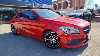 Begagnad Mercedes CLA200 AMG line 136 HK (100 kW) 2016 Sedan