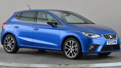 Used Seat Ibiza XCELLENCE Lux 110 HP (80 kW) 2023 Blue Hatchback