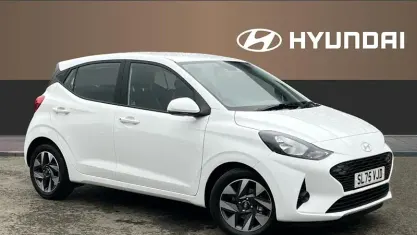 New Hyundai i10 Advanced 63 HP (46 kW) 2025 White Hatchback