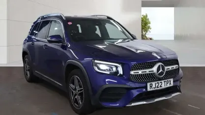 Used Mercedes GLB200 AMG line 163 HP (119 kW) 2022 Blue SUV